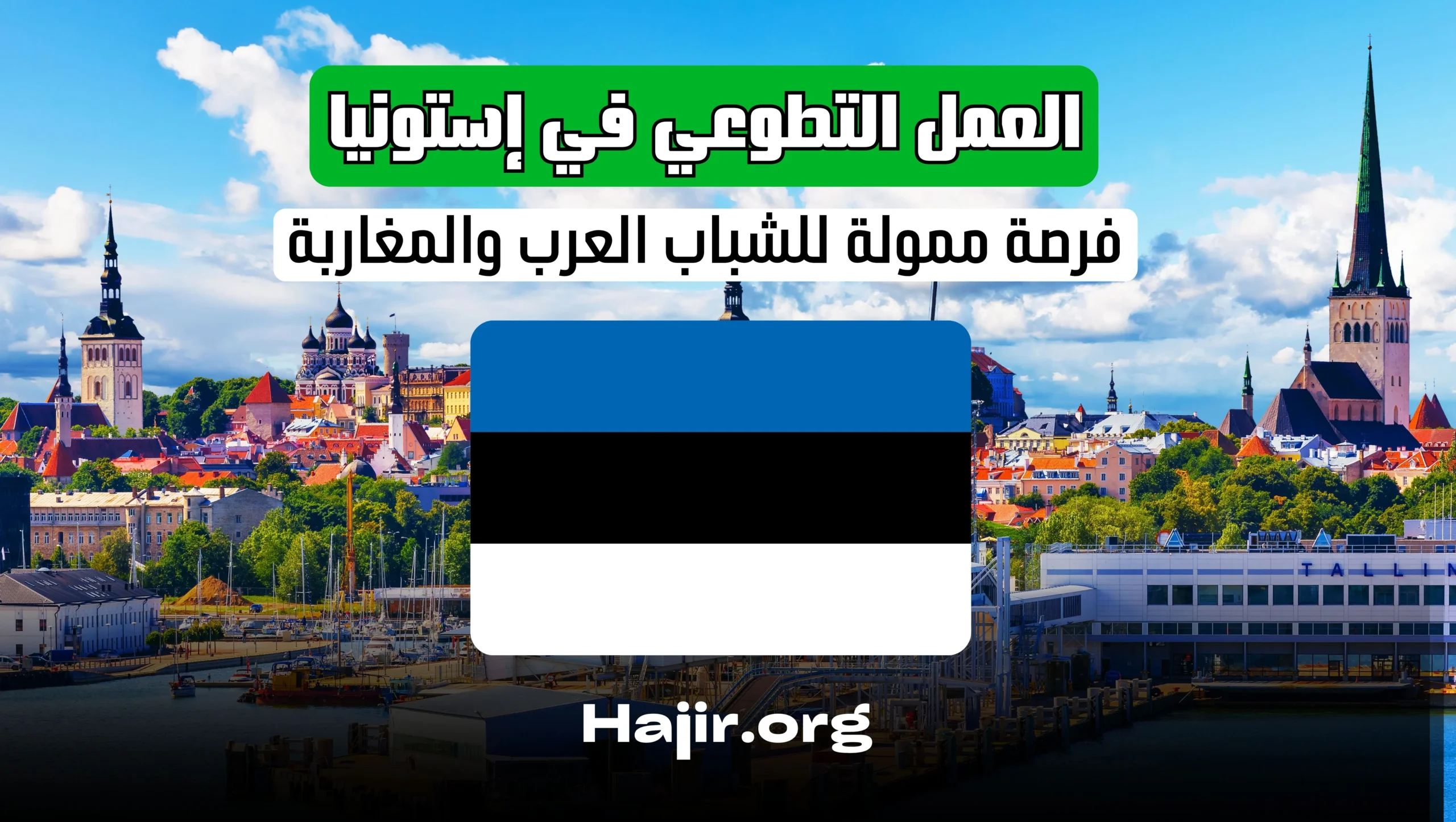 العمل التطوعي في إستونيا 2025: فرصة ممولة للشباب العرب والمغاربة